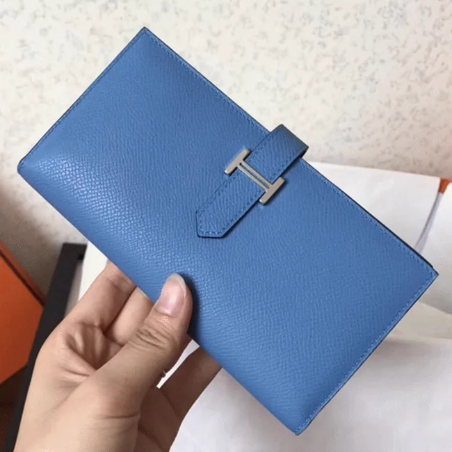 Replica Hermès Bearn Wallet in Blue Jean Epsom Leather – A Detailed Style Guide thumbnail
