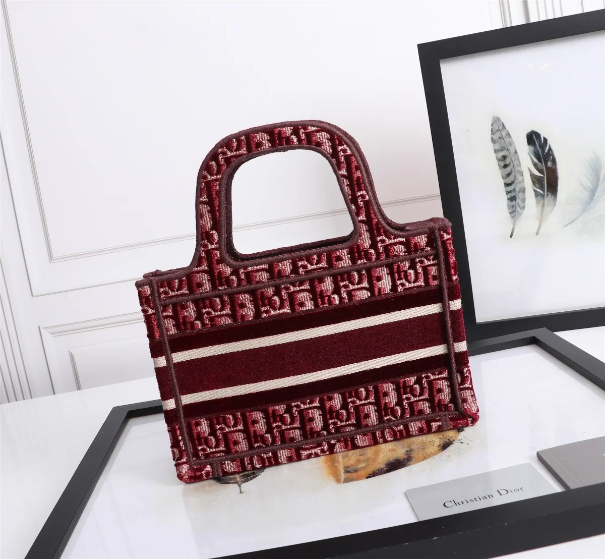 Reference image illustrating Replica Dior Book Tote Mini – A Detailed Guide to the Iconic Mini Tote