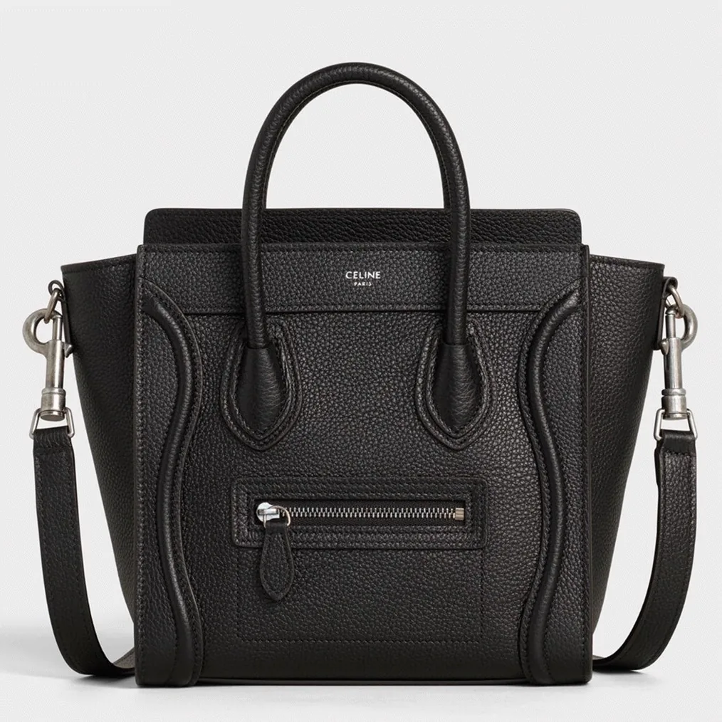Replica Celine Nano Luggage Tote Bag in Black – A Detailed Style Guide thumbnail