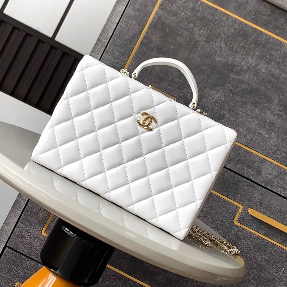 Replica CHANEL Box Pack Bag in Lambskin and Gold-Tone Metal (Style AS5168) thumbnail