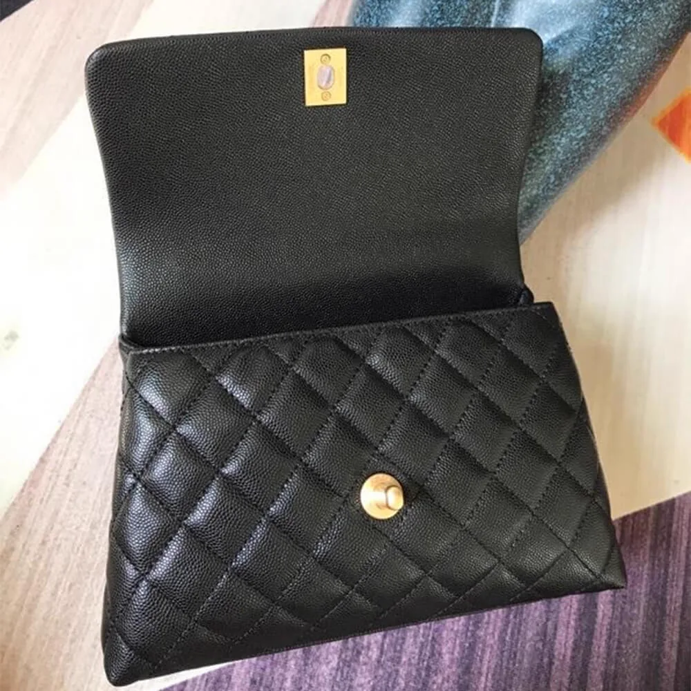 Reference image illustrating Replica Chanel Coco Handle Flap Shoulder Bag PM – Design, History & Styling Guide