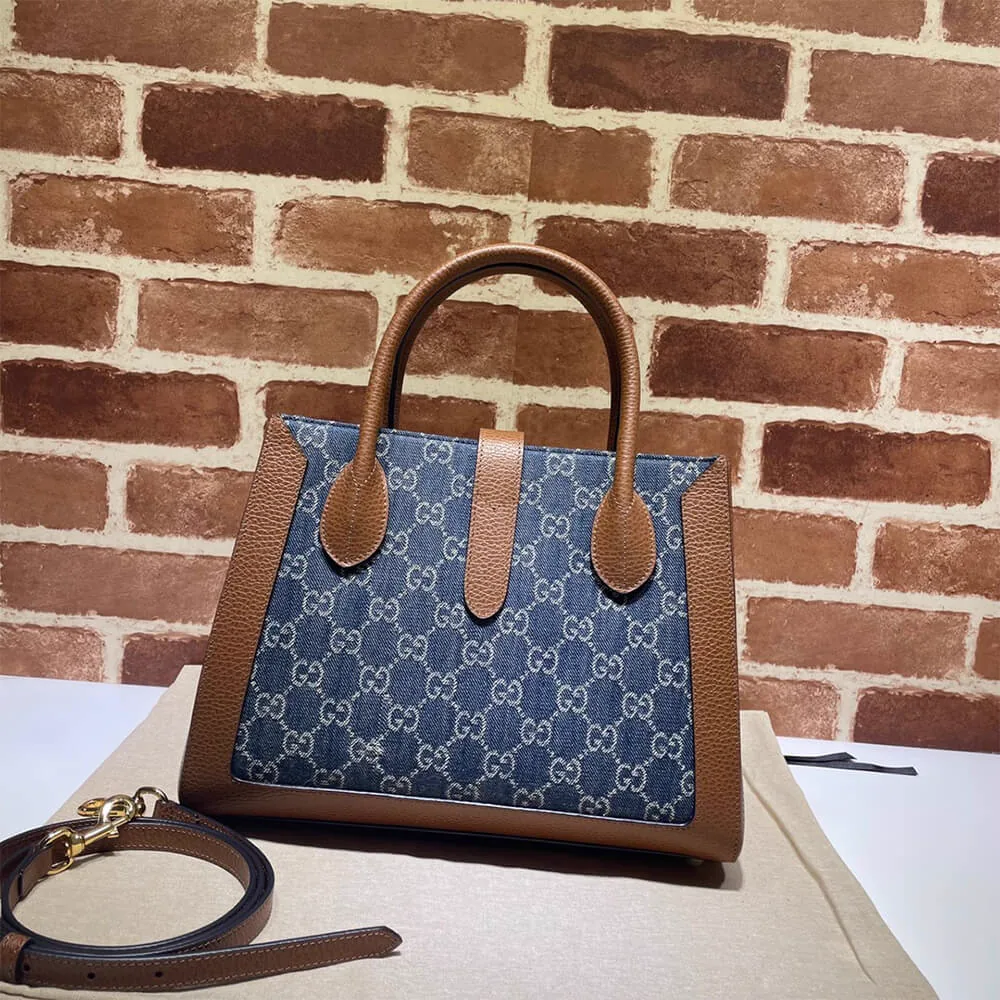 Reference image illustrating Replica Gucci GG Jackie 1961 Medium Tote Bag – Style, Design & History