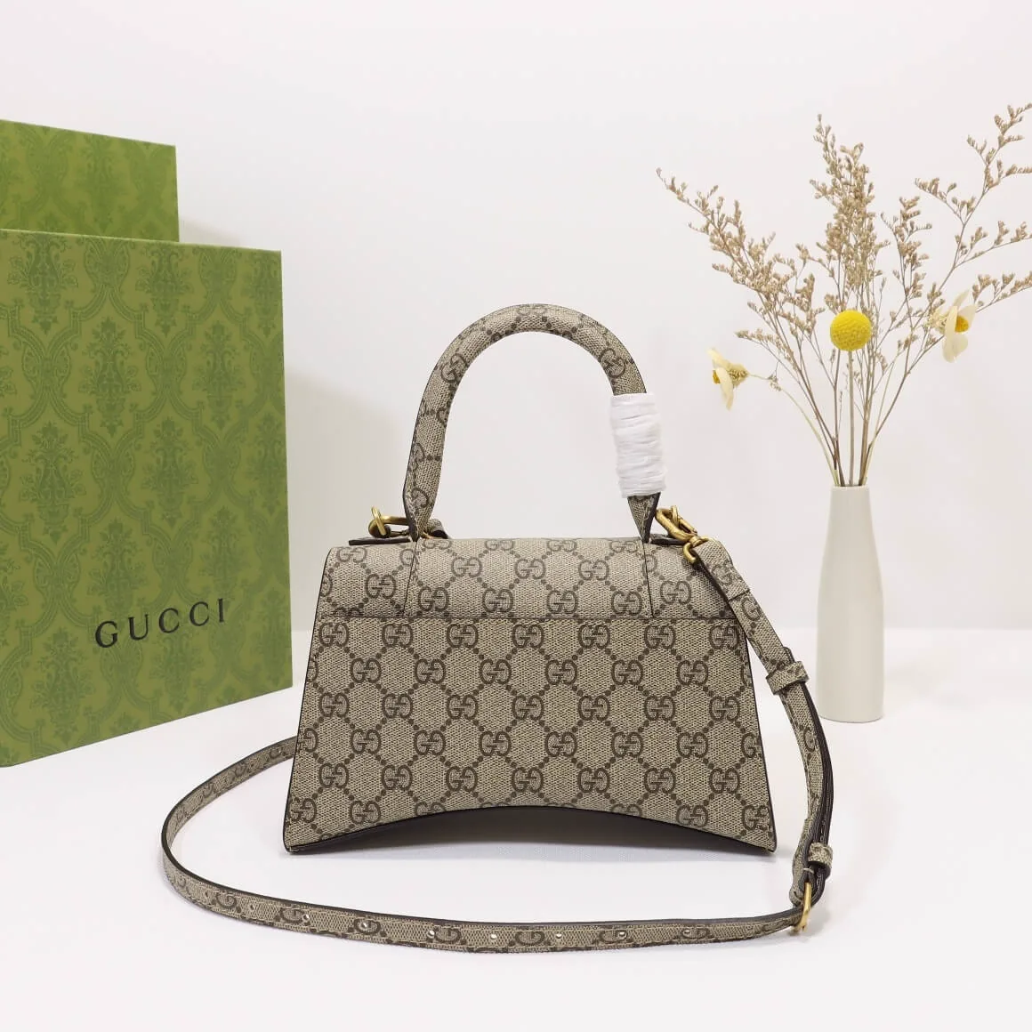 Replica Gucci x Balenciaga Small Hourglass Bag – The Houndstooth Collaboration Icon thumbnail