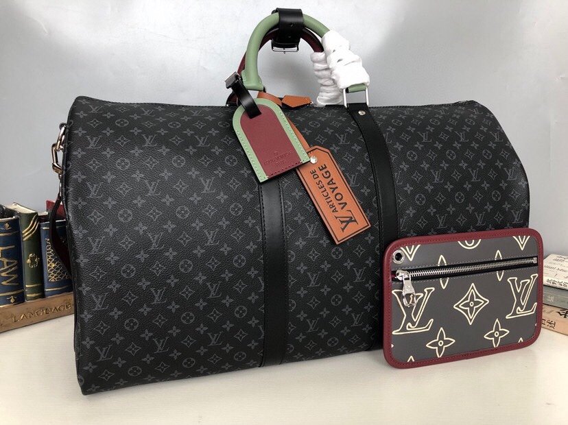 Replica Keepall Bandouliere 50 Travel Bag Inspired by Louis Vuitton Classic Design thumbnail