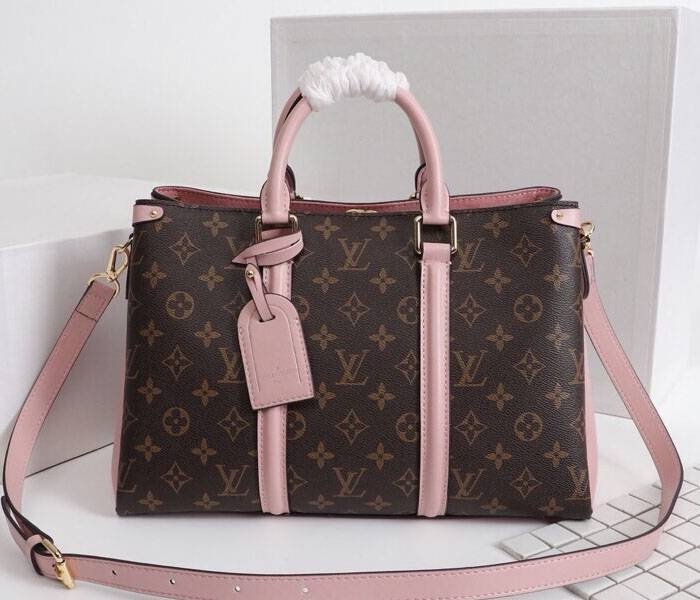 Replica Louis Vuitton Monogram Canvas Soufflot MM Bag in Peach – A Detailed Style Guide thumbnail
