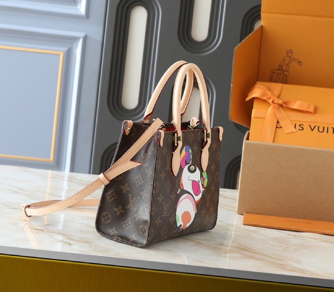 Reference image illustrating Replica LV X TM Monogram Canvas OnTheGo PM With Bijou Edition