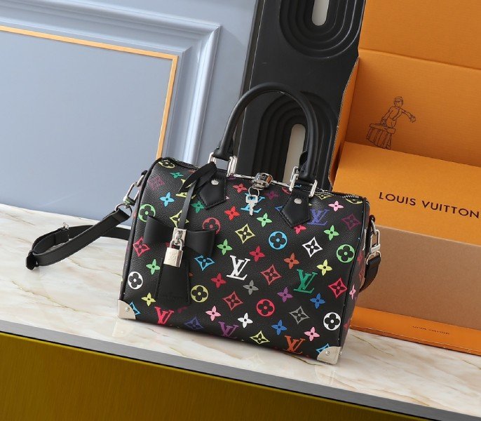 Replica LV x TM Multicolored Speedy Bandouliere 25 in Black – Design, History & Styling Guide thumbnail