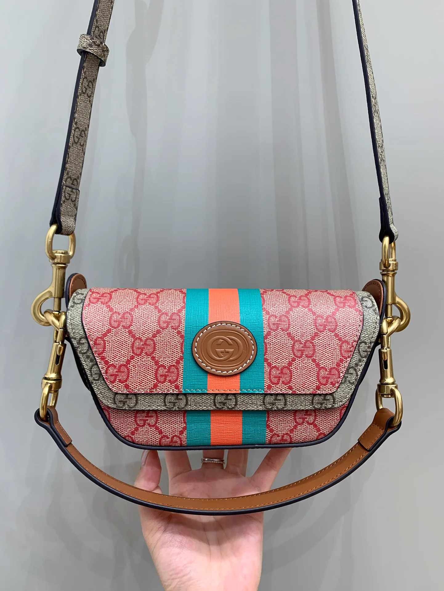 Replica Gucci Mini GG Supreme Top-Handle Bag – Iconic Canvas Design thumbnail