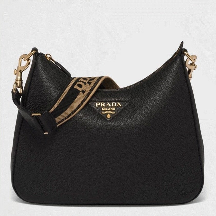 Replica Prada Re-Edition 2005 Shoulder Bag in Black Saffiano Leather thumbnail