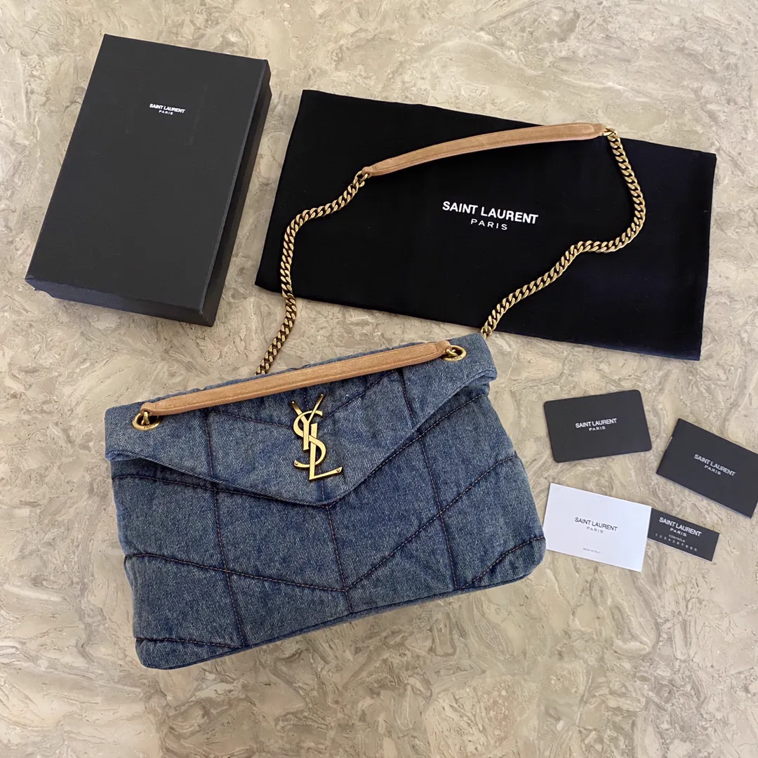 Replica Yves Saint Laurent Loulou Puffer Medium Bag in Quilted Lambskin thumbnail