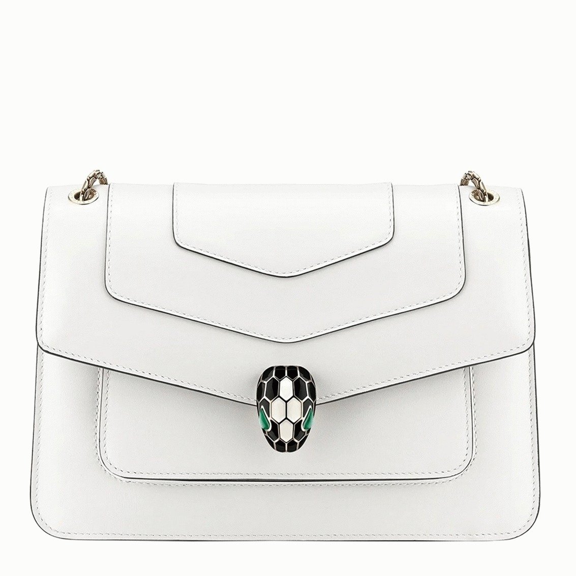 Replica Bvlgari Serpenti Forever Medium Shoulder Bag White Calfskin – Design, History & Styling Guide thumbnail