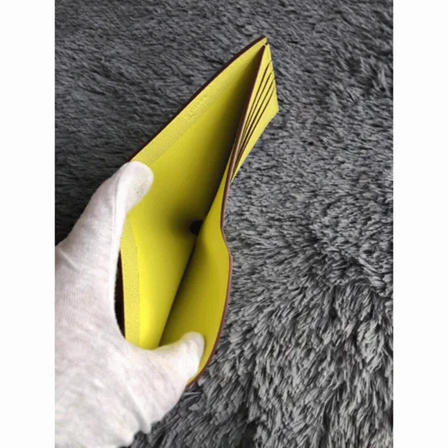 Replica Hermès Copernic Compact Wallet in Yellow – A Detailed Style Guide thumbnail