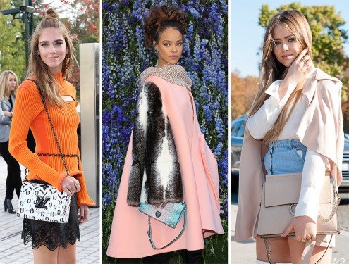 91 Celebrity Handbags Spotted at Paris Fashion Week Spring 2016 thumbnail