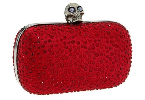 Alexander McQueen Red Skull Box Clutch: A Macabre Masterpiece for Fall thumbnail