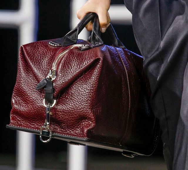Reference image illustrating Alexander Wang Spring 2014 Handbags: Refined Shapes and Wearable Luxury on the Runway
