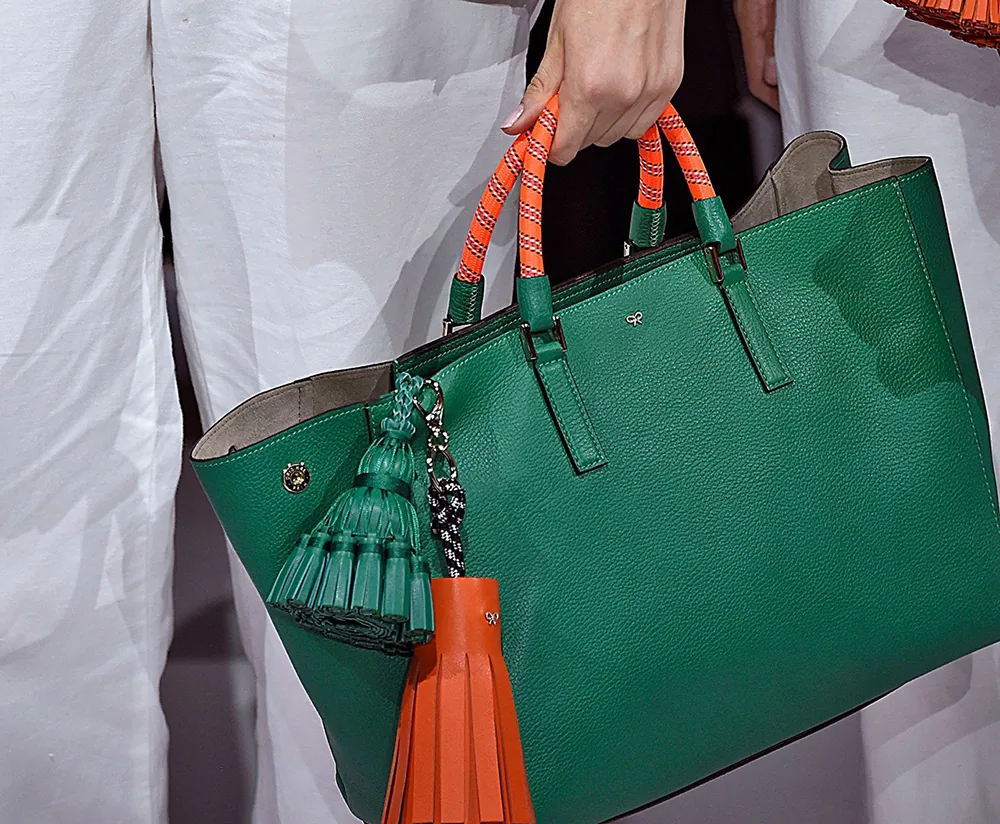 Reference image illustrating Anya Hindmarch Spring 2015 Handbags: Playful Pop Culture Meets Luxury Craftsmanship