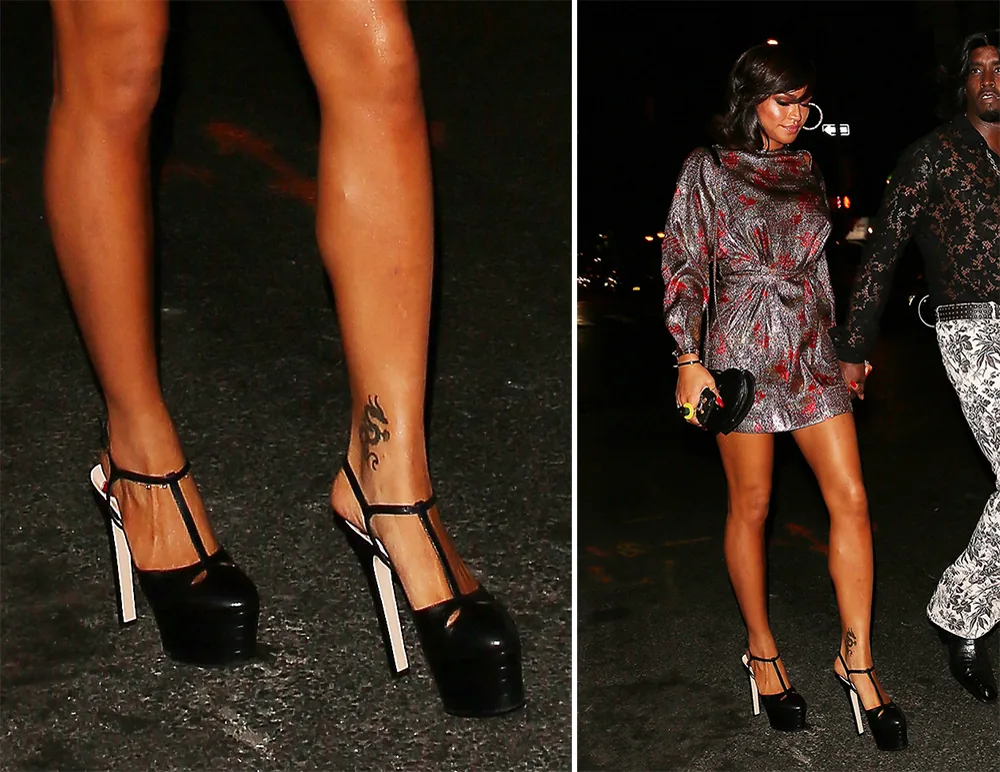 Reference image illustrating Beyoncé's Soul Train Birthday Party: The Most Dazzling Designer Shoes Worn by Celebrities