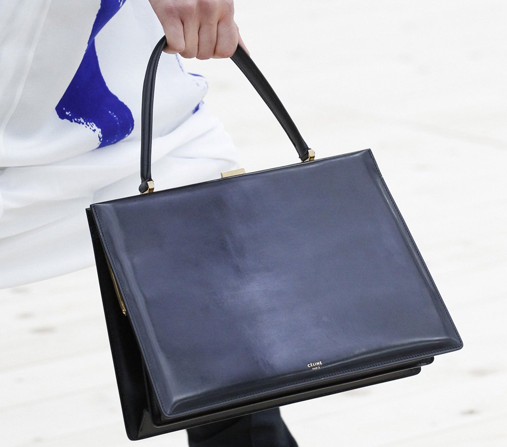 Reference image illustrating Céline Spring 2017 Frame Bag: A Minimalist Comeback on the Runway