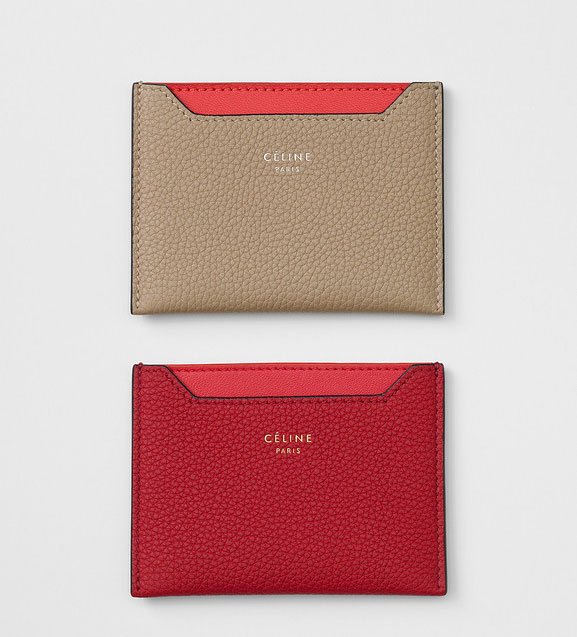 Reference image illustrating Céline Summer 2017 Small Leather Goods: Wallets, Clutches, and Card Holders to Collect