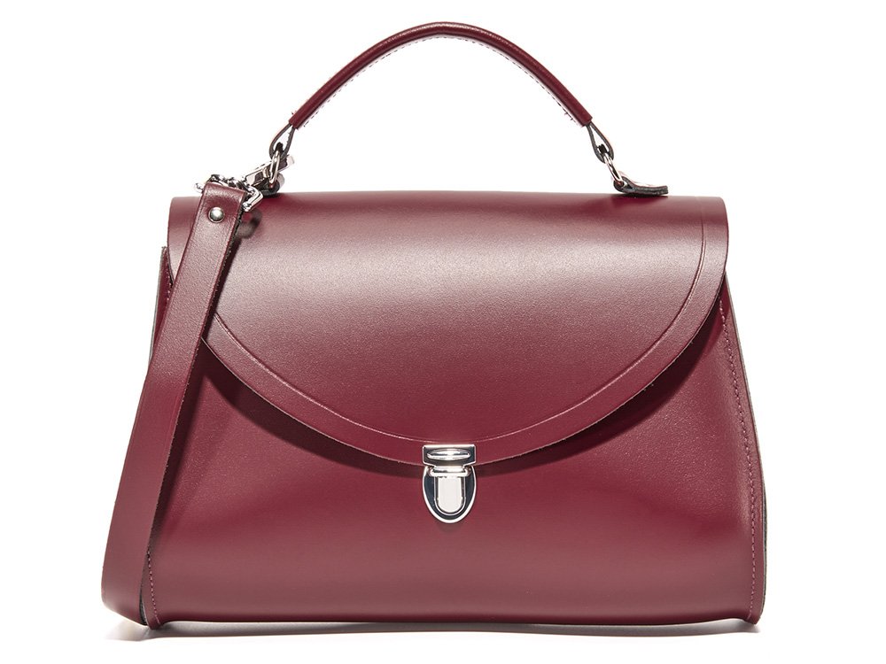 Reference image illustrating Cambridge Satchel Poppy Top Handle Review: A Sophisticated Leather Bag Under $200