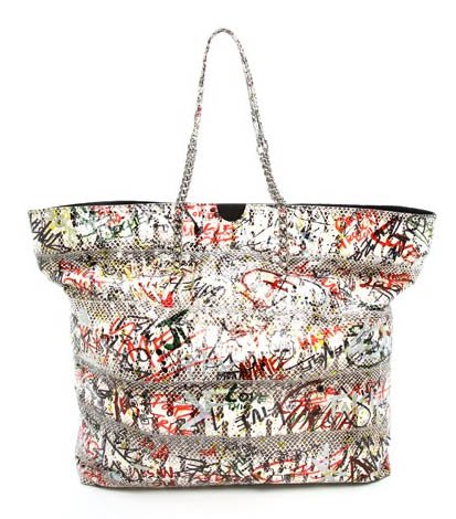 Reference image illustrating Carlos Falchi and Daughter Kate Launch Edgy Graffiti Collection at Bergdorf Goodman