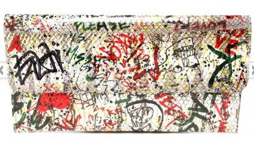 Reference image illustrating Carlos Falchi and Daughter Kate Launch Edgy Graffiti Collection at Bergdorf Goodman