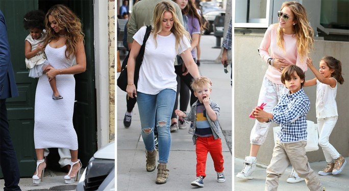 Celebrity Mom Shoe Style: Designer Boots, Pumps & Sneakers Worn by Famous Mothers thumbnail