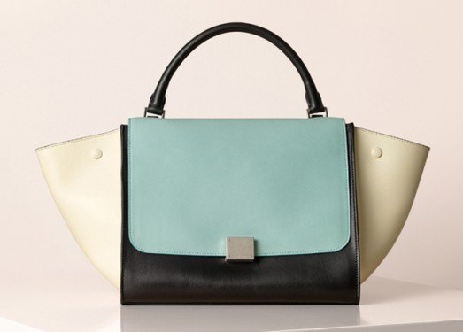 Celine Summer 2013 Collection: Tricolor Trapeze, Edge Tote & All Soft Shoulder Bag Preview thumbnail