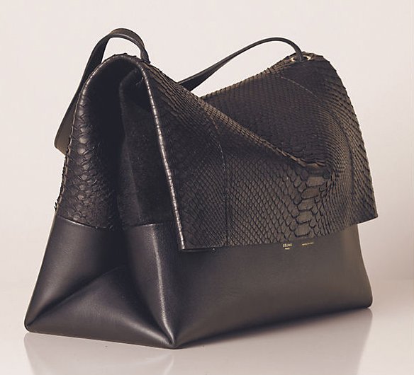 Reference image illustrating Celine Summer 2013 Collection: Tricolor Trapeze, Edge Tote & All Soft Shoulder Bag Preview