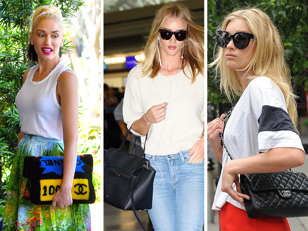 Reference image illustrating Chanel Classic Flap Bags Dominate Celebrity Street Style This Season