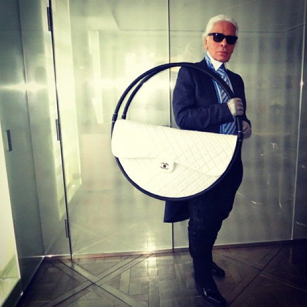 Reference image illustrating Chanel Hula Hoop Bag Spring 2013: Runway Statement or Collector’s Quirk?