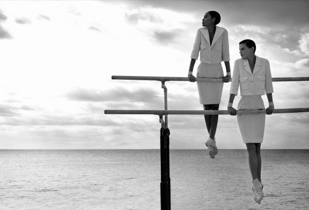 Chanel Spring-Summer 2012 Campaign: Karl Lagerfeld’s Black-and-White Vision of Elegance and Athleticism thumbnail