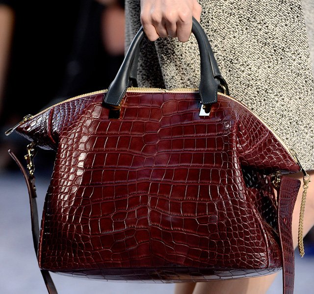 Reference image illustrating Chloé Fall 2013 Handbags: A Closer Look at Refined Everyday Totes and Structured Carryalls
