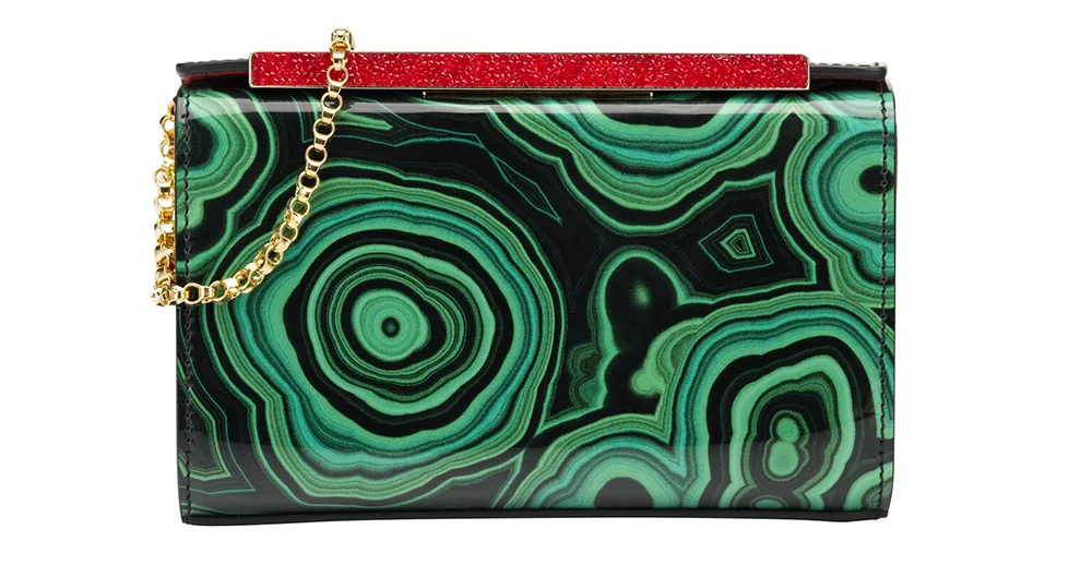 Reference image illustrating Christian Louboutin Fall 2016 Collection: Embellished Bags and Shoes to Covet
