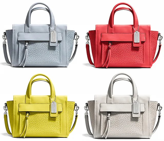 Reference image illustrating Coach Bleecker Mini Pocket Carryall Review: A Fresh Direction for the American Heritage Brand