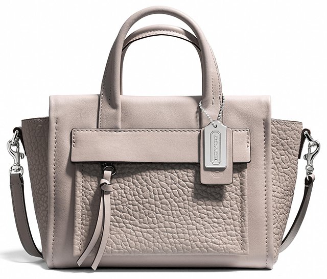 Reference image illustrating Coach Bleecker Mini Pocket Carryall Review: A Fresh Direction for the American Heritage Brand