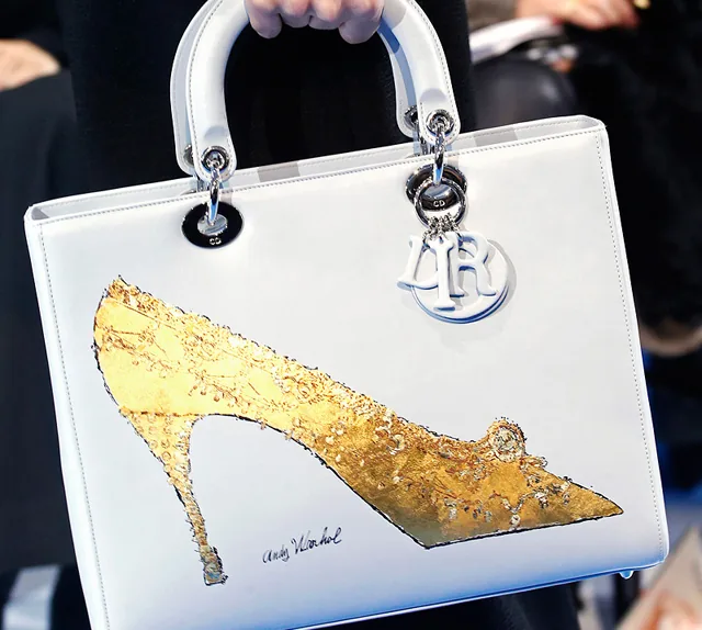 Reference image illustrating Dior Fall 2013 Handbags: Warhol Prints and Refined Bar Bag Silhouettes