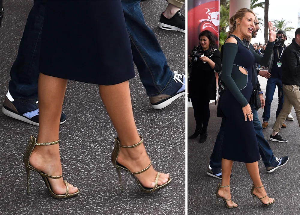 Reference image illustrating Giuseppe Zanotti Sandals Dominate Cannes 2016: Celebrity Style Guide