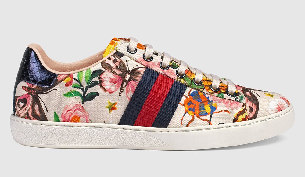 Reference image illustrating Gucci Garden Collection: Exclusive Floral Print Bags, Shoes & Accessories on Gucci.com