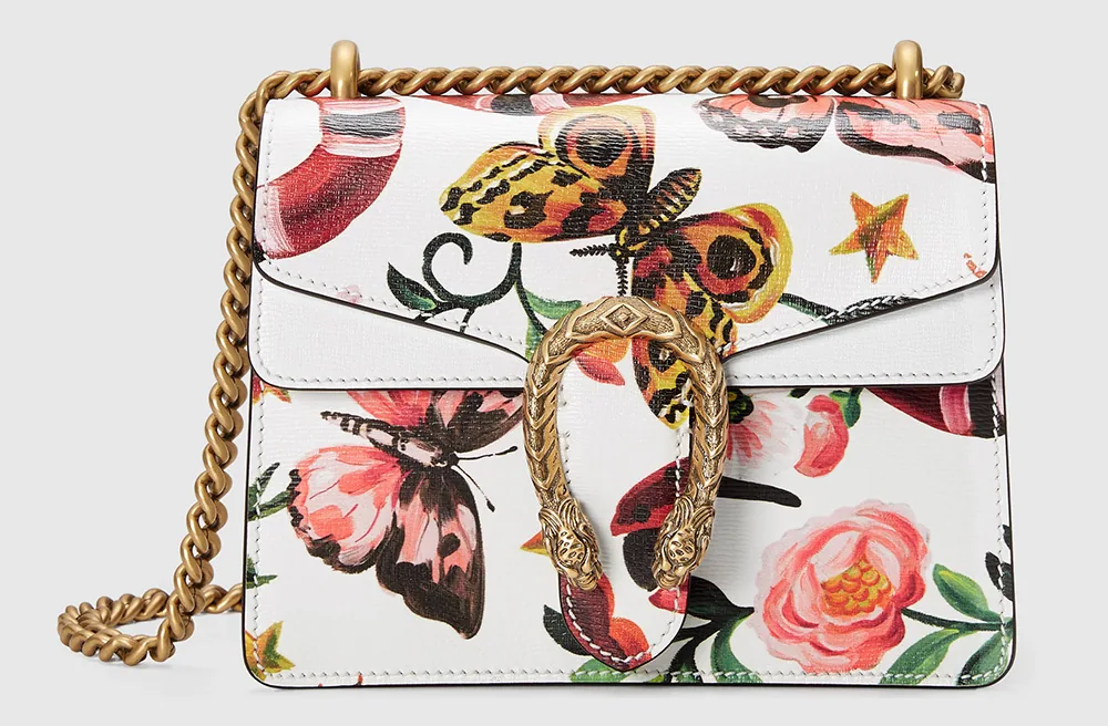 Reference image illustrating Gucci Garden Collection: Exclusive Floral Print Bags, Shoes & Accessories on Gucci.com