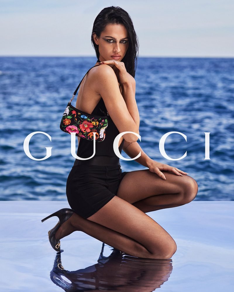 Reference image illustrating Gucci Monte Carlo Capsule by Demna: Riviera-Inspired Summer Bags and Ready-to-Wear