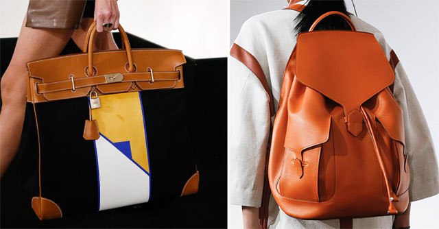Hermès Spring 2013 Handbag Collection: Woven Weekenders and Leather Backpacks thumbnail