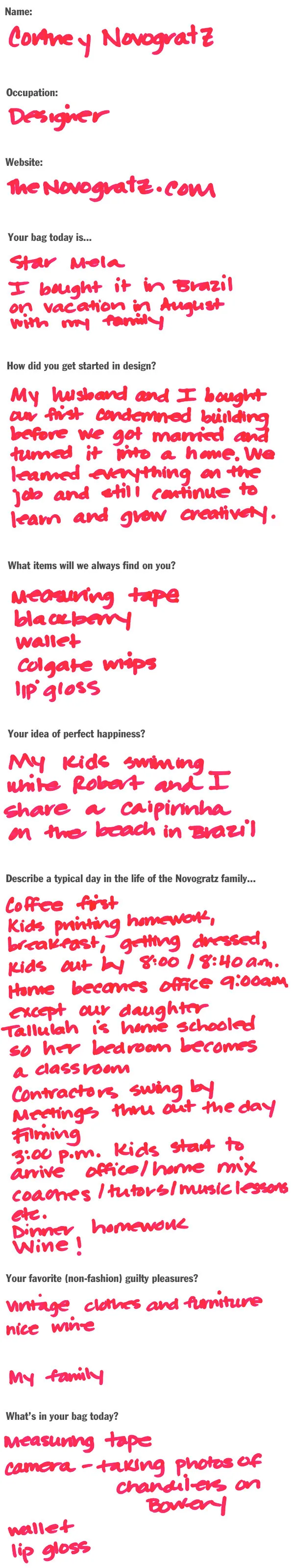 Reference image illustrating Inside Cortney Novogratz’s Handbag: A Peek at Her Designer Bag and Home Style