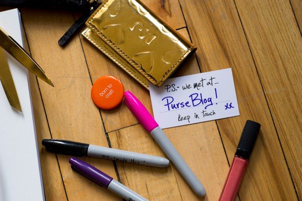 Reference image illustrating Inside Erica Domesek’s Handbag: The P.S. – I Made This… Founder Shares Her Everyday Carry