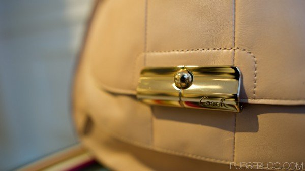 Reference image illustrating Inside Vanessa Flaherty's Coach Handbag: A Classic Legacy Lining Reveal