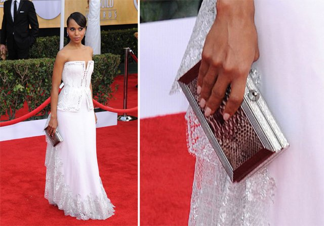 Reference image illustrating Judith Leiber Dominates the 2013 SAG Awards Red Carpet: The Best Celebrity Clutches