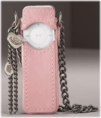 Juicy Couture iPod Shuffle Case Review: A Cute Leather MP3 Holder in Pink or Black thumbnail