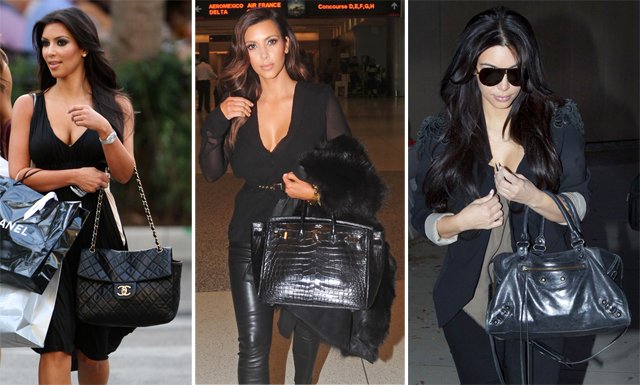 Reference image illustrating Kim Kardashian's Handbag Collection: Over 70 Luxury Bags Analyzed