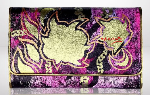 Reference image illustrating LaLucca Art Bags: Hand-Painted Clutches That Are Truly One-of-a-Kind