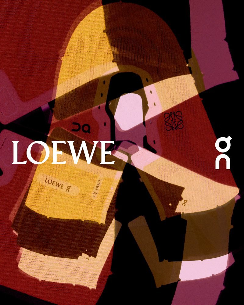 Reference image illustrating Loewe x On Spring 2026: The LightSpray Cloudmonster and New Colorways Arrive